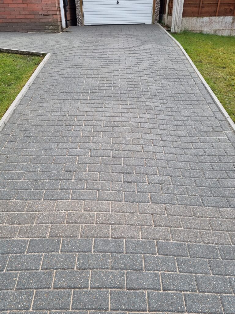 Driveway After Pressure Washing